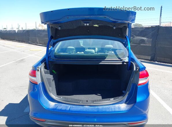 3FA6P0UU8JR243579 2018 FORD FUSION HYBRID Blue Սարքավորումների վահանակի տեսք
