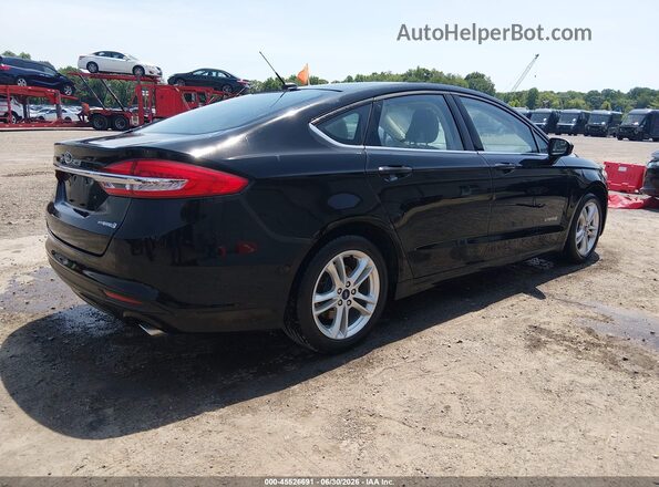 3FA6P0UU8JR261614 2018 FORD FUSION HYBRID Black Հետևի աջ