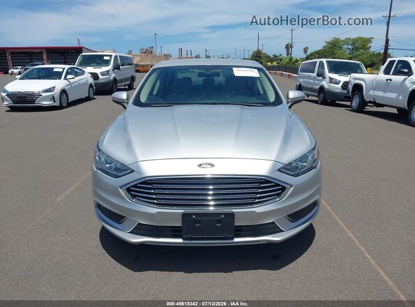 3FA6P0UU9JR243672 2018 FORD FUSION HYBRID White Вид щитка приладів