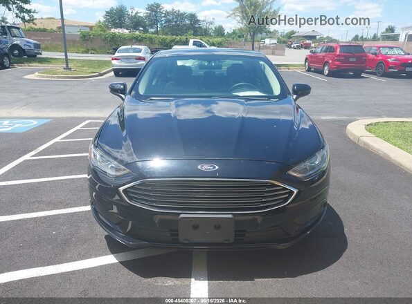 3FA6P0UU9JR261637 2018 FORD FUSION HYBRID Black Սալոնի հետևի տեսք