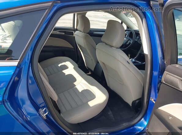 3FA6P0UU9JR271553 2018 FORD FUSION HYBRID Blue VIN sticker view