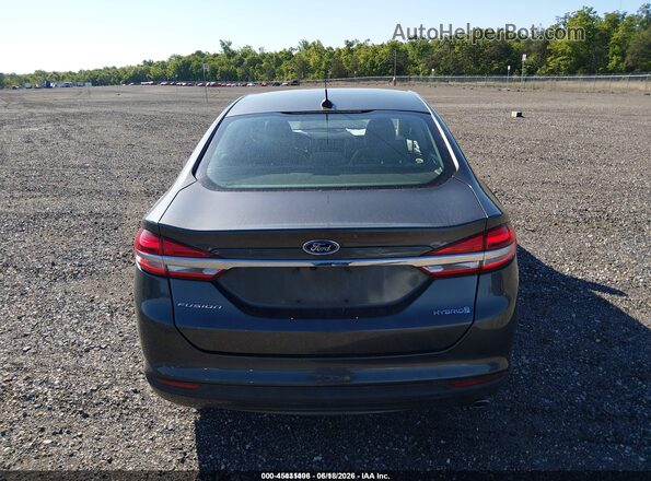 3FA6P0UU9JR271603 2018 FORD FUSION HYBRID Gray 