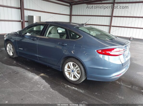 3FA6P0UU9JR279099 2018 FORD FUSION HYBRID Blue უკანა მარცხენა