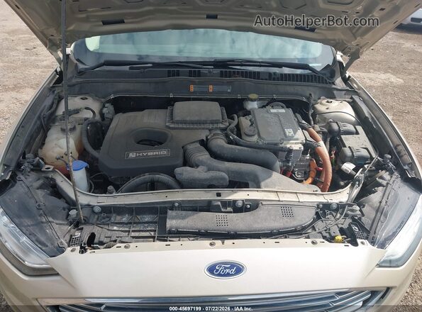 3FA6P0UU9JR281936 2018 FORD FUSION HYBRID Champagne Հետևի տեսք