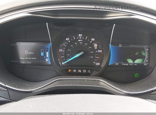3FA6P0UU9JR281970 2018 FORD FUSION HYBRID Gold Հետևի նստատեղերի տեսք