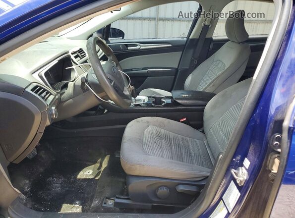 3FA6P0UUXGR264555 2016 FORD FUSION Blue Widok wnętrza z przodu