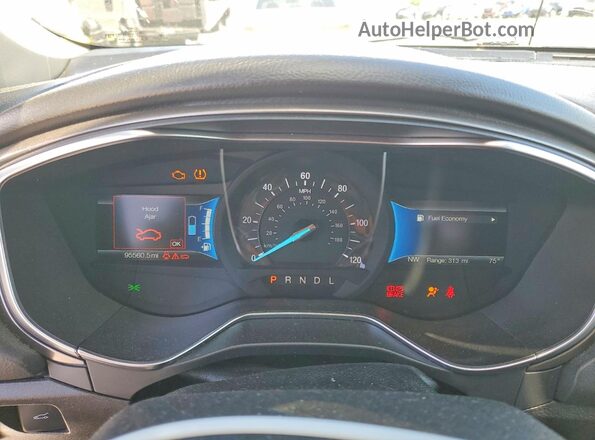 3FA6P0UUXHR247675 2017 FORD FUSION White Սարքավորումների վահանակի տեսք