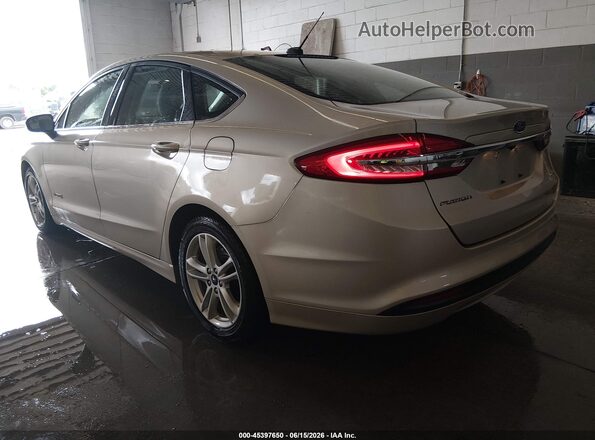 3FA6P0UUXJR122309 2018 FORD FUSION HYBRID Champagne Հետևի ձախ
