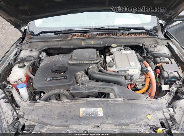 3FA6P0UUXJR235807 2018 FORD FUSION HYBRID Gray უკანა ხედი