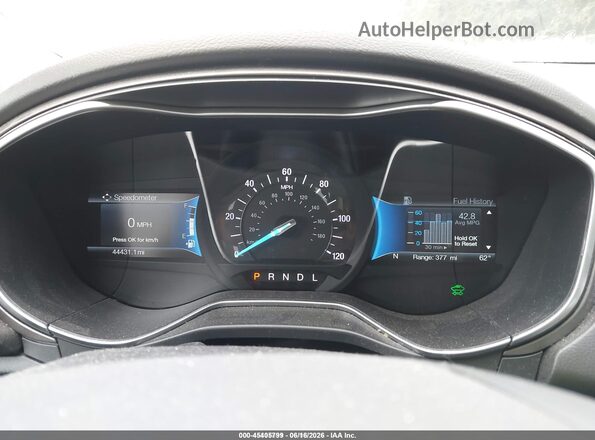 3FA6P0UUXJR235807 2018 FORD FUSION HYBRID Gray უკანა სავარძლების ხედი