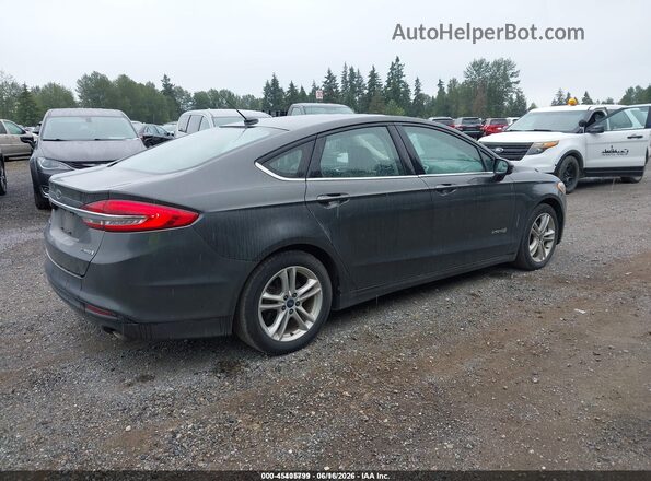 3FA6P0UUXJR235807 2018 FORD FUSION HYBRID Gray უკანა მარჯვენა