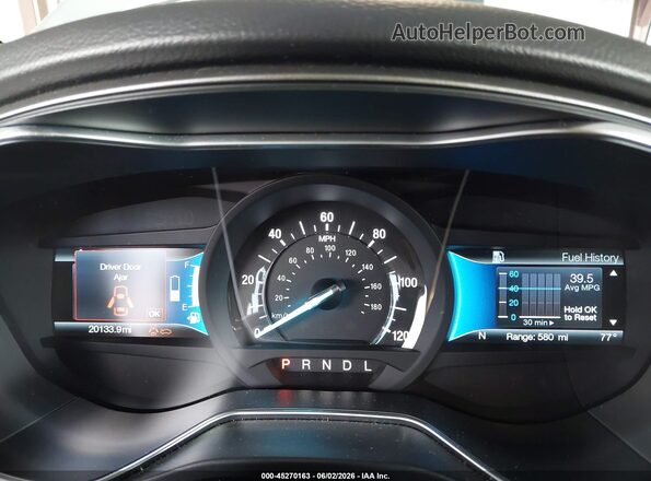 3FA6P0UUXJR258083 2018 FORD FUSION HYBRID Silver Rear seats view