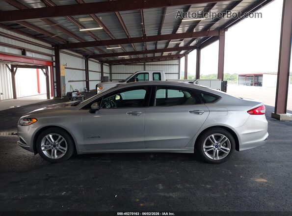 3FA6P0UUXJR258083 2018 FORD FUSION HYBRID Silver 