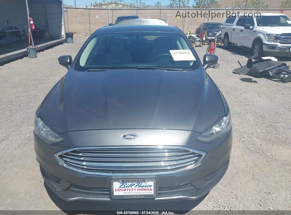 3FA6P0UUXJR271352 2018 FORD FUSION HYBRID Серый Вид щитка приборов