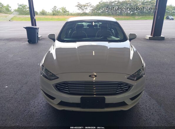 3FA6P0UUXJR271383 2018 FORD FUSION HYBRID White 
