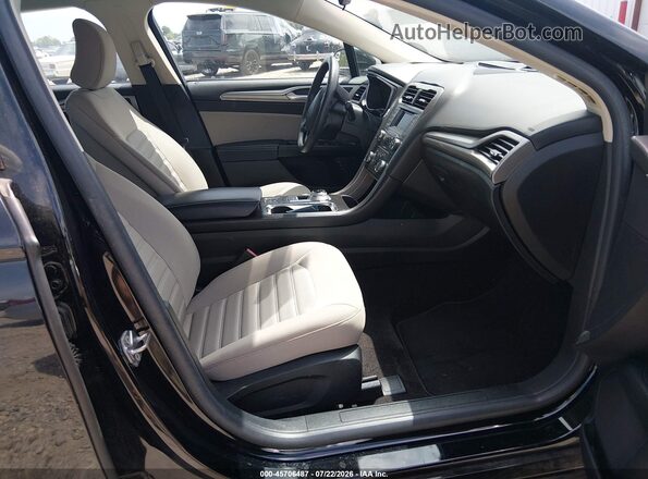 3FA6P0UUXJR271464 2018 FORD FUSION HYBRID Black Front interior view