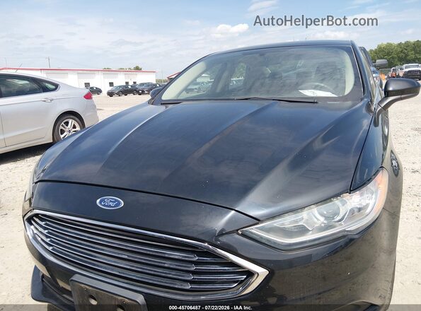 3FA6P0UUXJR271464 2018 FORD FUSION HYBRID Black Instrument cluster view