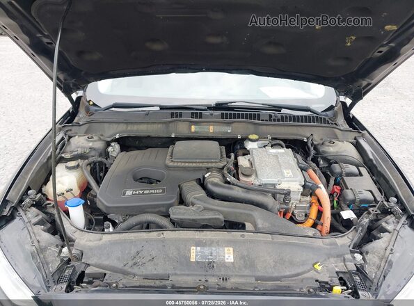 3FA6P0UUXJR271559 2018 FORD FUSION HYBRID Black Vista trasera