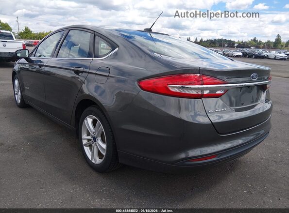 3FA6P0UUXJR279029 2018 FORD FUSION HYBRID Серый Задняя левая четверть