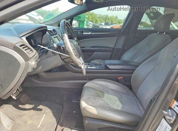 3FA6P0VP0HR193182 2017 FORD FUSION Charcoal Front interior view