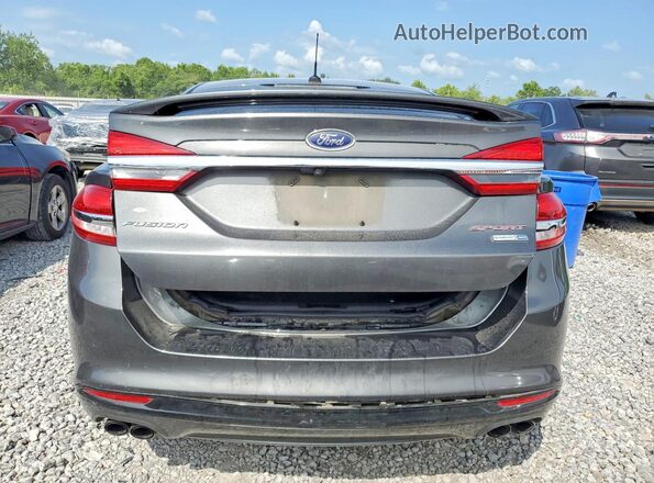 3FA6P0VP0HR193182 2017 FORD FUSION Charcoal Rear view