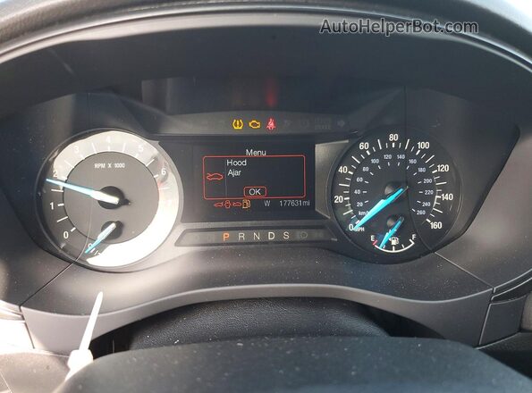 3FA6P0VP0HR193182 2017 FORD FUSION Charcoal Instrument cluster view