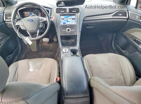 3FA6P0VP0HR331643 2017 FORD FUSION Burgundy წინა პანელის ხედი