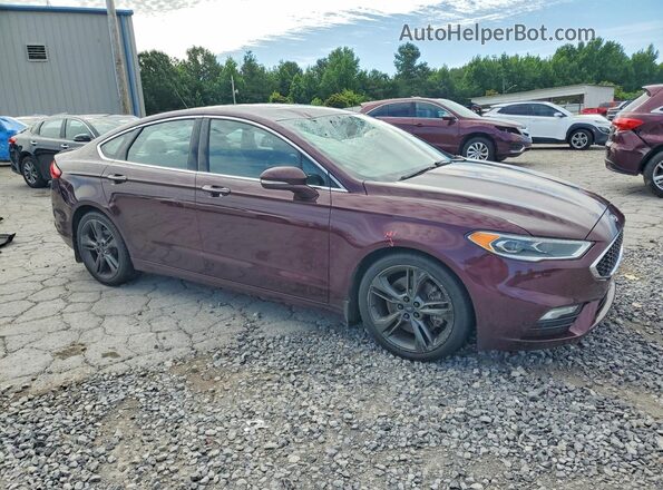 3FA6P0VP0HR331643 2017 FORD FUSION Burgundy წინა მარჯვენა