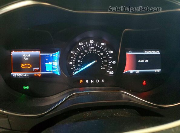 3FA6P0VP0JR107696 2018 FORD FUSION Black Vista del cuadro de instrumentos