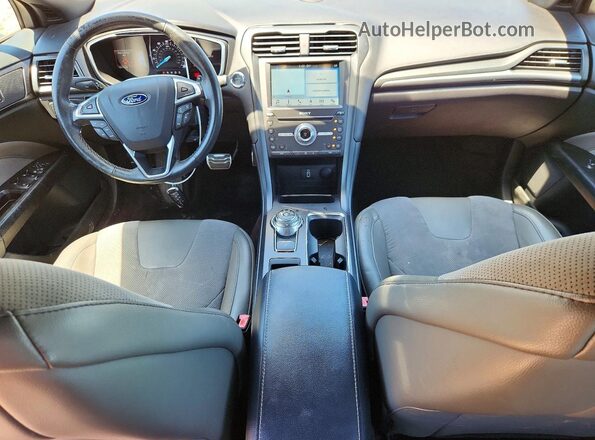 3FA6P0VP1HR294425 2017 FORD FUSION Gray Առջևի վահանակի տեսք