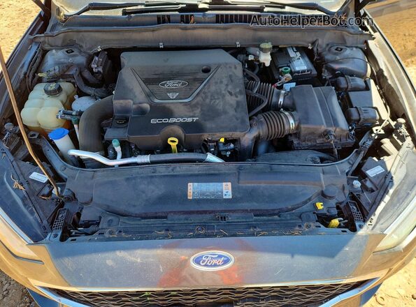 3FA6P0VP1HR294425 2017 FORD FUSION Gray Սալոնի հետևի տեսք
