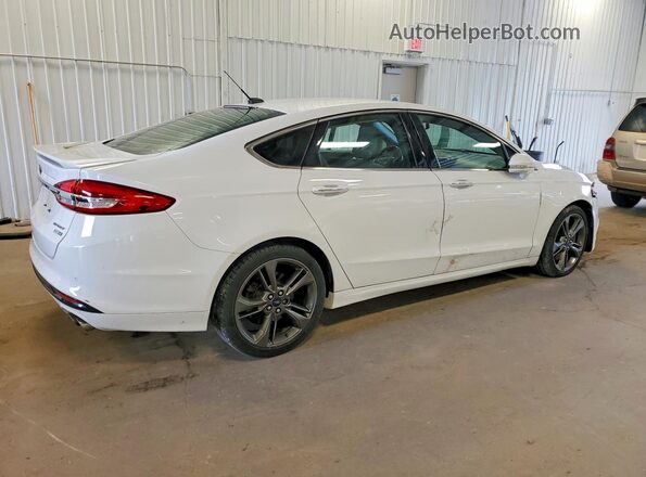 3FA6P0VP2HR195368 2017 FORD FUSION White Задня права чверть