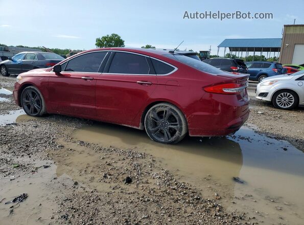 3FA6P0VP2HR249378 2017 FORD FUSION Красный Задняя левая четверть