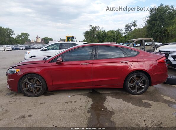 3FA6P0VP4HR176918 2017 FORD FUSION Red 