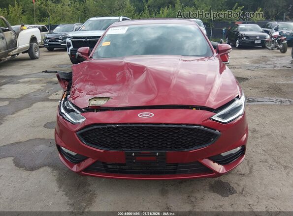 3FA6P0VP4HR176918 2017 FORD FUSION Red Vista interior trasera
