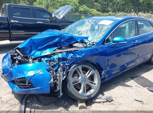 3FA6P0VP5HR211613 2017 FORD FUSION Blue Vista frontal