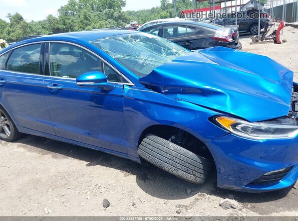 3FA6P0VP5HR211613 2017 FORD FUSION Blue 