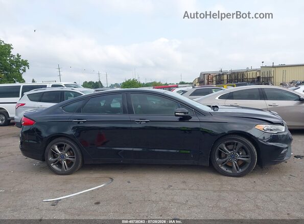 3FA6P0VP6HR241493 2017 FORD FUSION Black უკანა სალონის ხედი