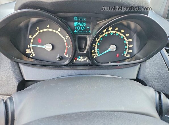 3FADP4AJ0HM152810 2017 FORD FIESTA Белый Вид щитка приборов