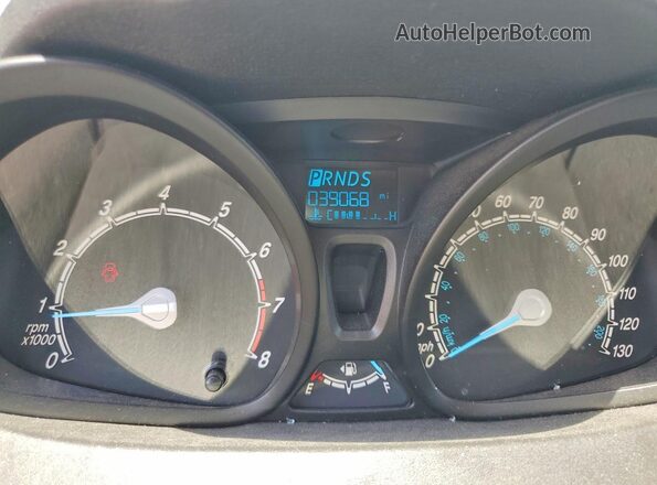 3FADP4AJ1HM168272 2017 FORD FIESTA White Вид щитка приладів