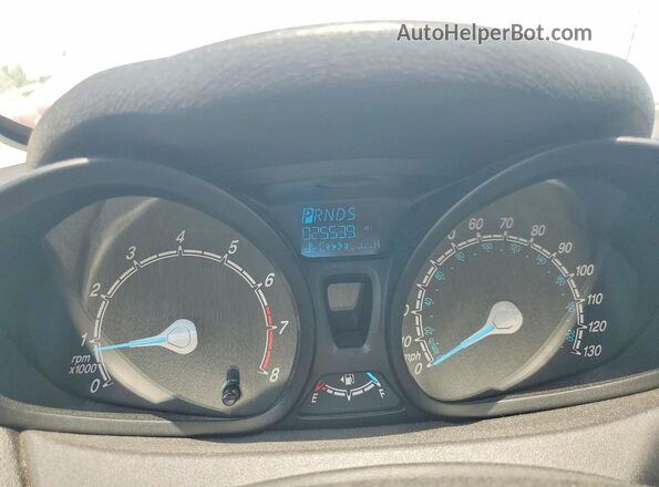 3FADP4AJ3GM123381 2016 FORD FIESTA Silver ხელსაწყოთა პანელის ხედი
