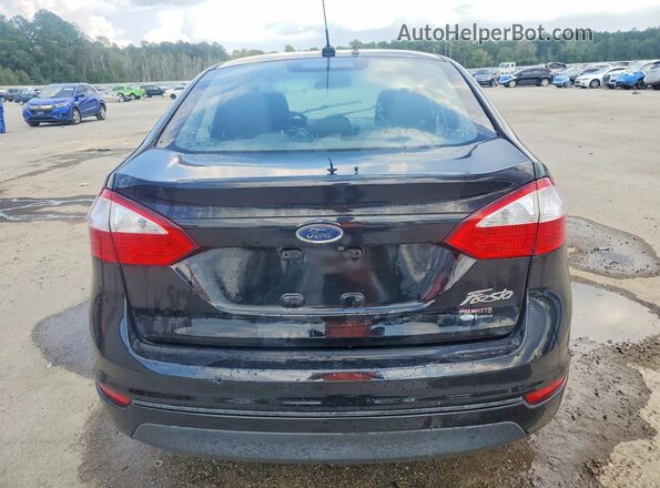 3FADP4AJ3JM103364 2018 FORD FIESTA Black Вид ззаду