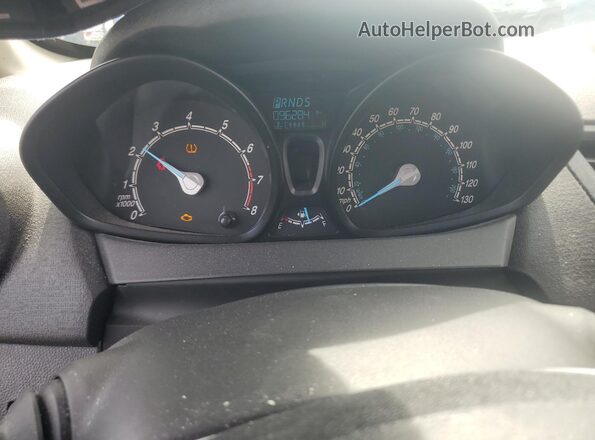 3FADP4AJ3JM135876 2018 FORD FIESTA Silver ხელსაწყოთა პანელის ხედი