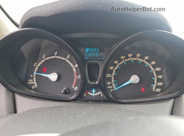 3FADP4AJ4GM206432 2016 FORD FIESTA Black Vista del cuadro de instrumentos