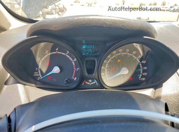 3FADP4AJ4HM170498 2017 FORD FIESTA Black Widok zestawu wskaźników