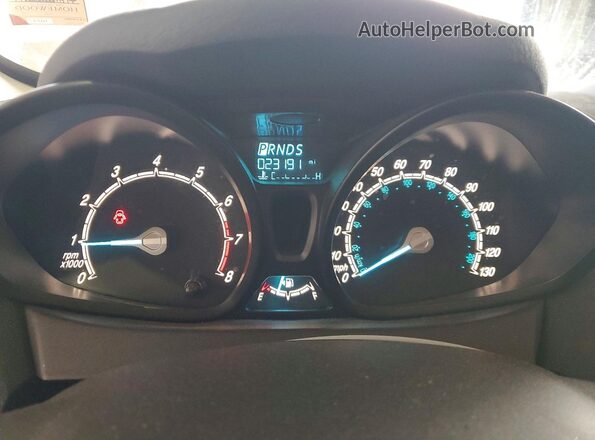 3FADP4AJ4KM126413 2019 FORD FIESTA Серебряный Вид щитка приборов