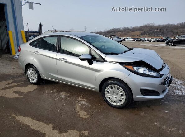 3FADP4AJ4KM126413 2019 FORD FIESTA Серебряный Передняя правая четверть