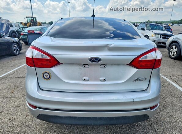 3FADP4AJ5HM130348 2017 FORD FIESTA Silver Вид ззаду