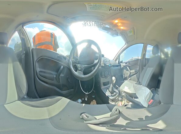 3FADP4AJ5HM130348 2017 FORD FIESTA Silver Вид наклейки з VIN-кодом