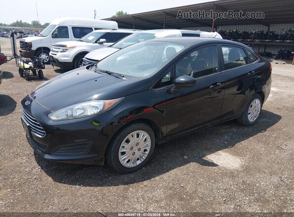 3FADP4AJ6GM107224 2016 FORD FIESTA Black Առջևի ձախ երեք քառորդ տեսարան